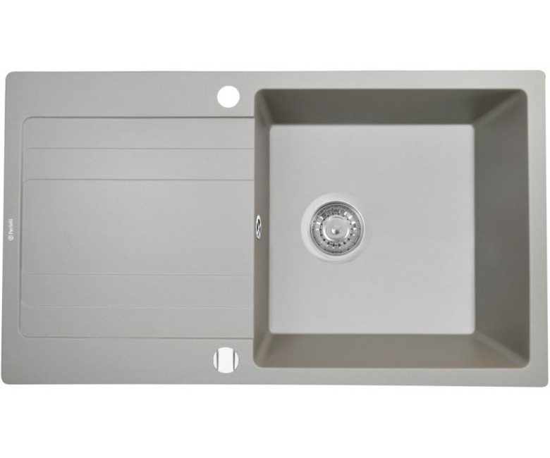 Гранітна мийка з крилом PERFELLI  PGV 1141-86 GREY METALLIC PGV 1141-86 GREY METALLIC