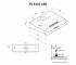 Вытяжка плоская 60 см  PL 6442 BR LED:Чертеж 