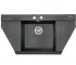 Гранітна мийка з однією чашею PERFELLI MAJESTIC TGM 1251-96 BLACK METALLIC TGM 1251-96 BLACK METALLIC