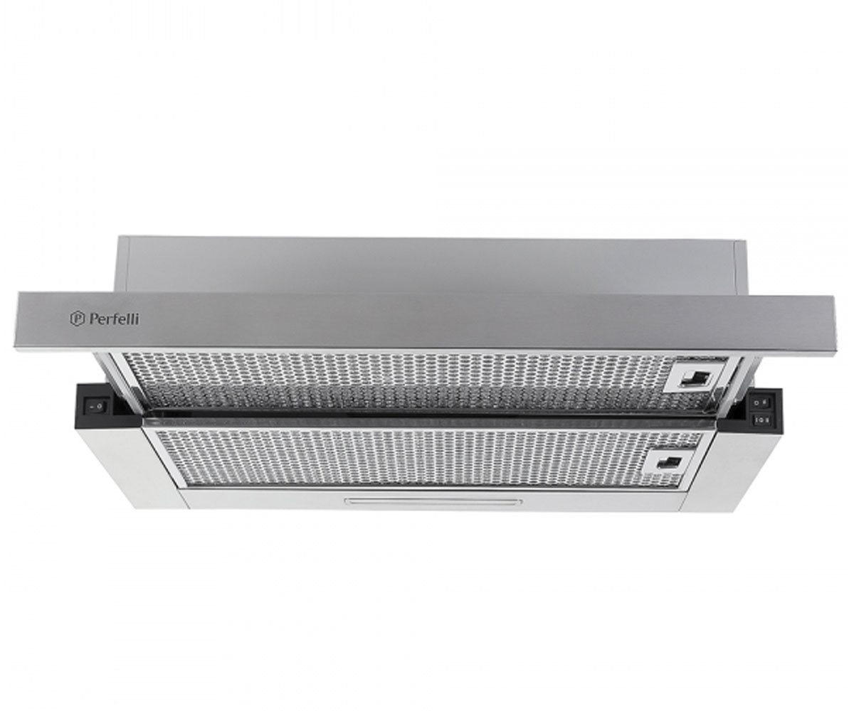 Телескопічна витяжка PERFELLI  TL 6316 FULL INOX 700 LED TL 6316 FULL INOX 700 LED