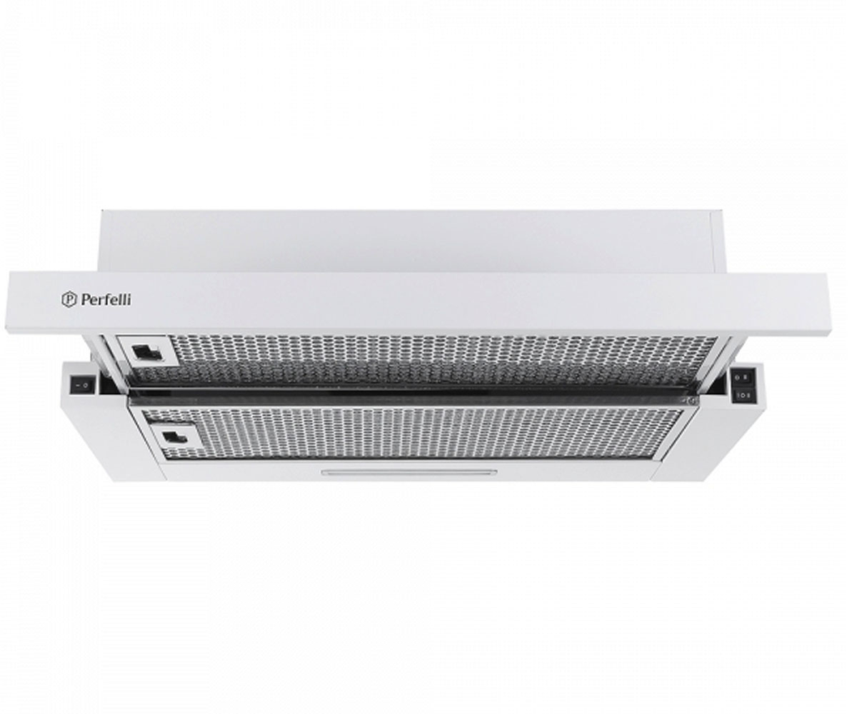 Телескопічна витяжка PERFELLI  TL 6316 WH 700 LED TL 6316 WH 700 LED