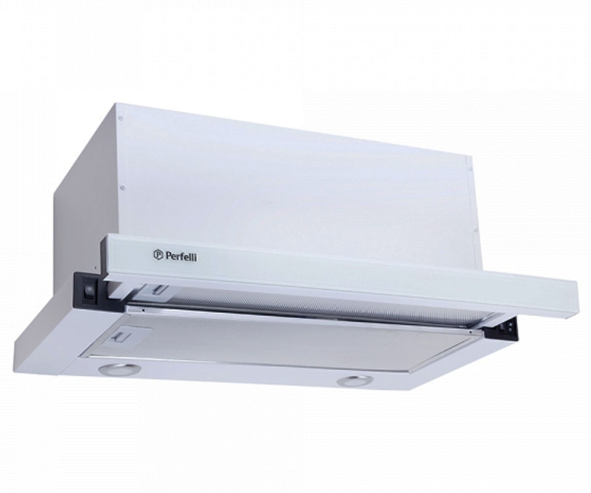 Телескопическая вытяжка  TL 6632 C WH 1000 LED GLASS:Фото 3