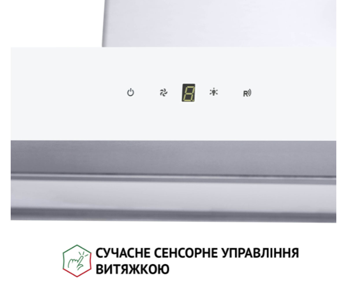 Вытяжка сенсорная  TS 6635 I/WH 1000 LED:Фото 10