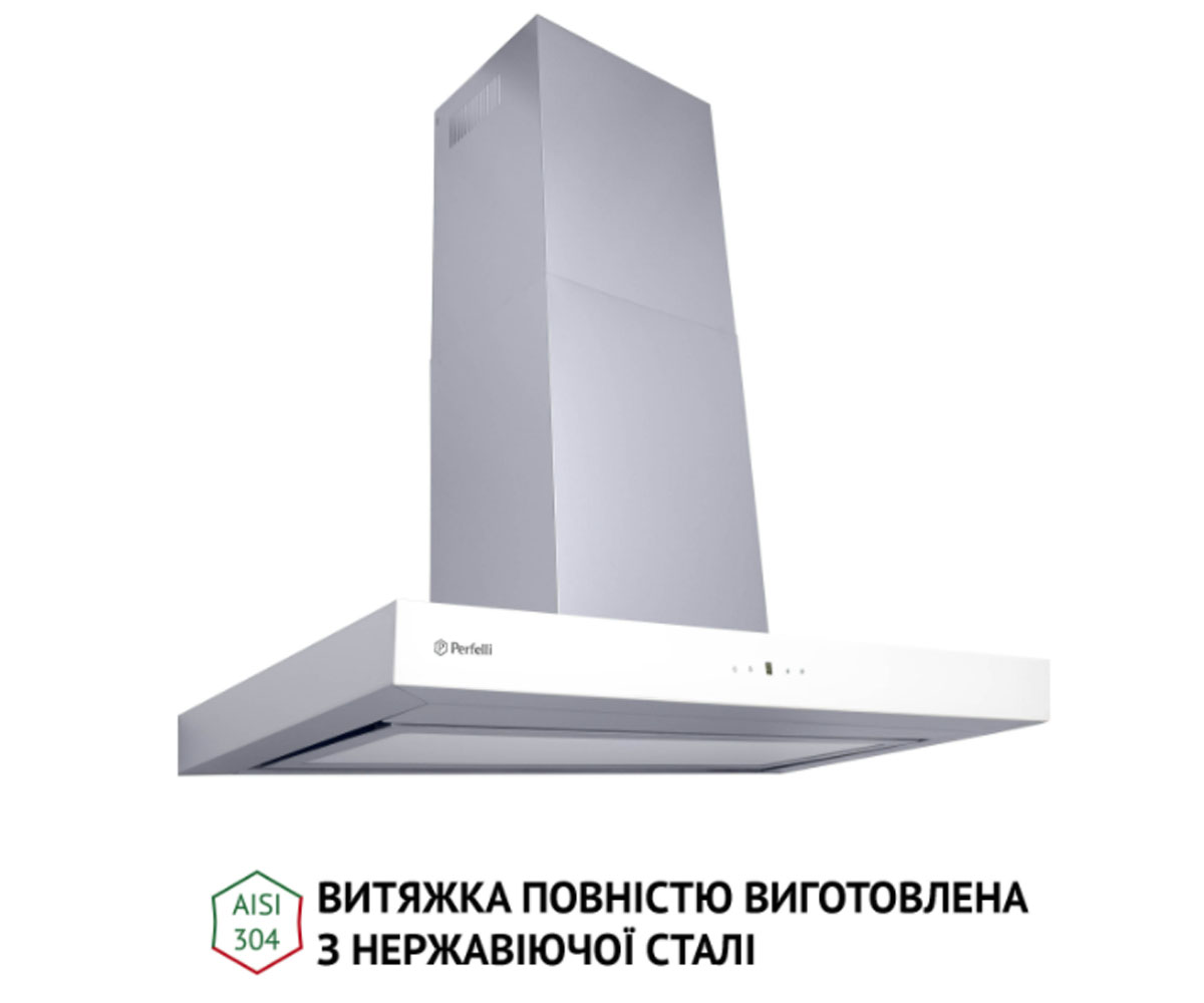 Сенсорная вытяжка  TS 9635 I/WH 1000 LED:Фото 6