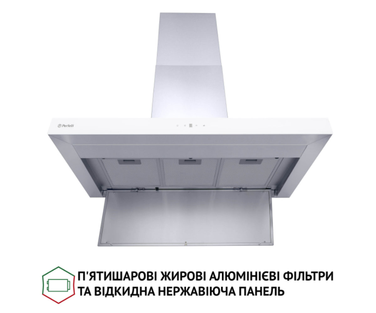 Сенсорная вытяжка  TS 9635 I/WH 1000 LED:Фото 8