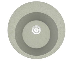 Композитна кругла раковина POLICOMPOSITE  M01 GRAPHITE