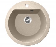 Кругла мийка POLICOMPOSITE  M02 BEIGE