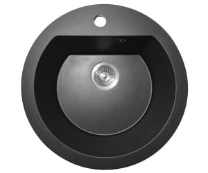 Кругла мийка POLICOMPOSITE  M02 BLACK