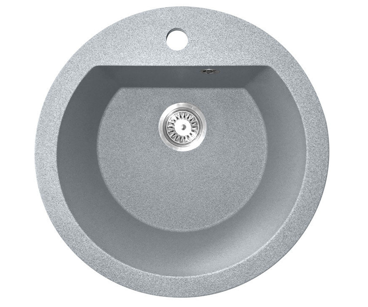 Кругла мийка POLICOMPOSITE  M02 GRAY M02 GRAY