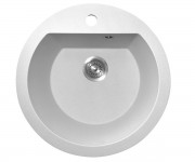 Кругла мийка POLICOMPOSITE  M02 WHITE