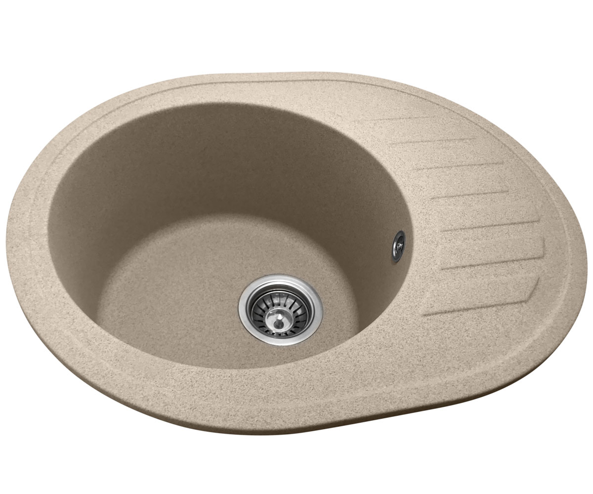 Мойка с крылом  M03 BEIGE:Фото 3