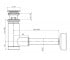 Сифон для раковины  EASYCLEAN 1511406:Чертеж 