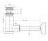 Сифон для раковины  EASYCLEAN 1512412:Чертеж 