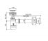 Сифон для умывальника  BASIC PR3-D4N35-002:Чертеж 