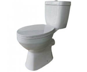 PS212C01VW Basic A унітаз- компакт безобідковий Vortex Flush, з кришкою soft-close, білий (1 сорт) PRIMERA  PS212C01VW