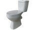 PS212C01VW Basic A Унітаз- компакт безобідковий Vortex Flush, з кришкою soft-close, білий (1 сорт) PRIMERA  PS212C01VW PS212C01VW