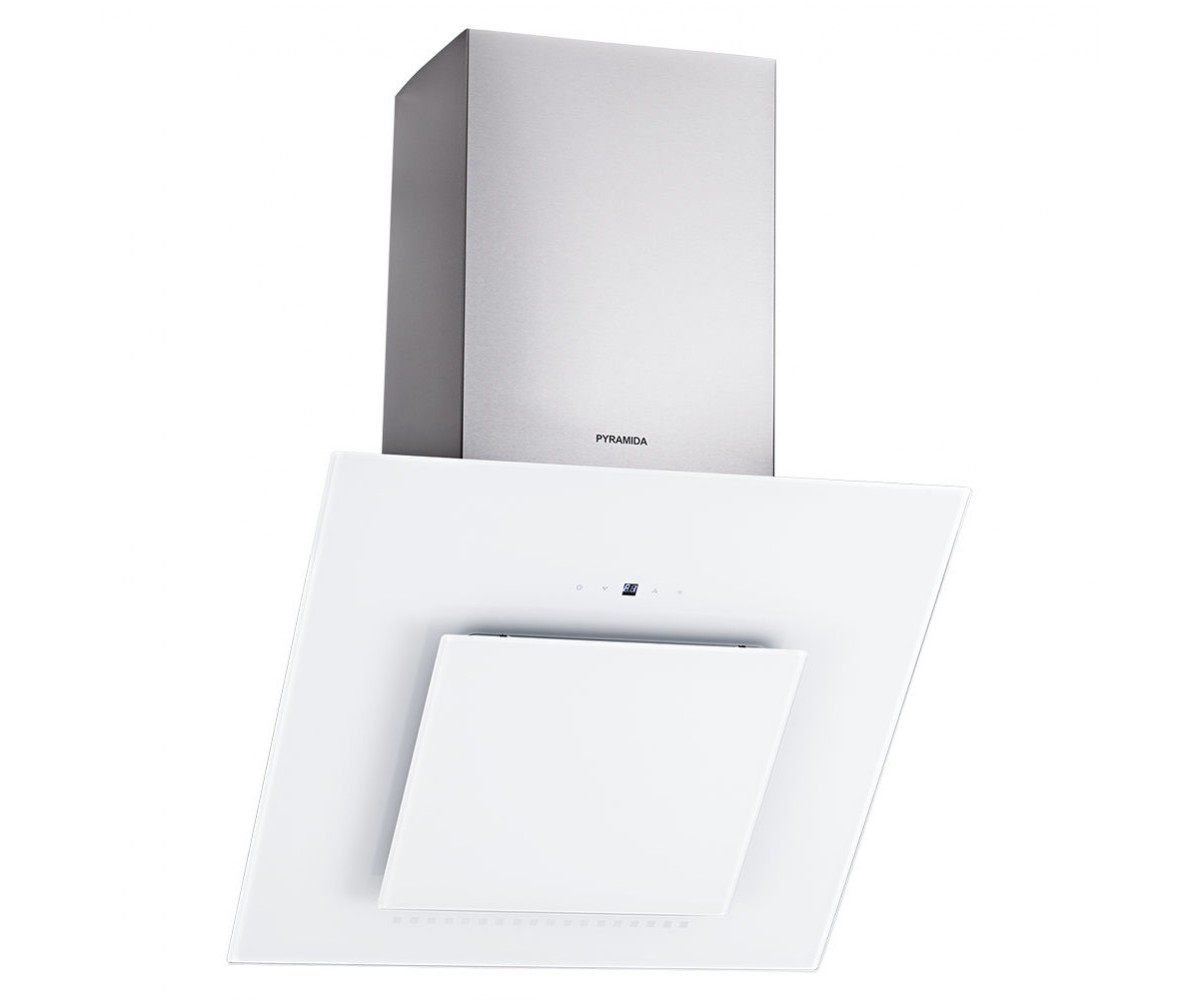 Похила витяжка PYRAMIDA  HES 30 (D-600 MM) WHITE /AJ HES 30 (D-600 MM) WHITE /AJ