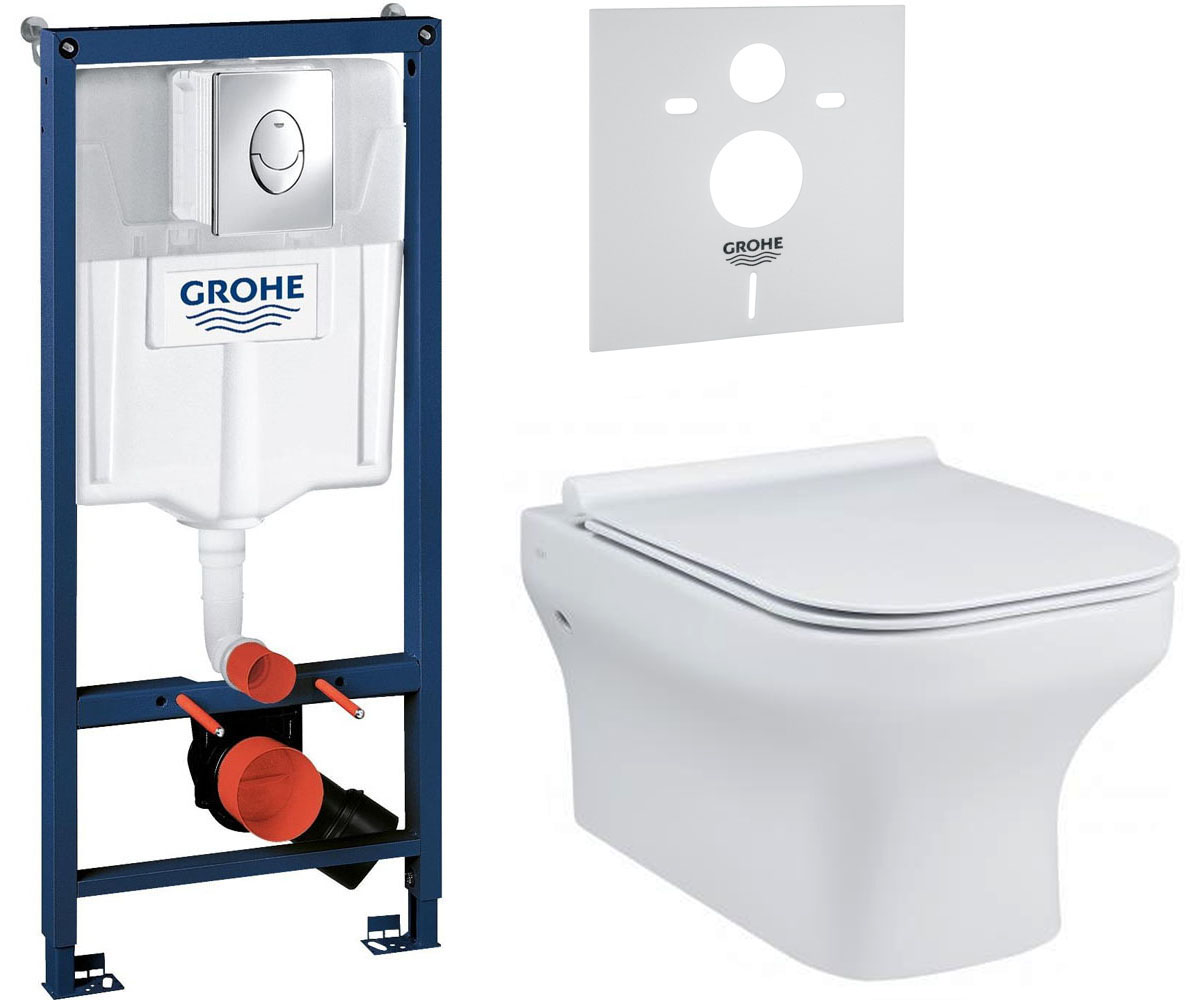 Унітаз з установкою 5 в 1 QTAP CARDINAL 38721001QT0433C660HW 38721001QT0433C660HW