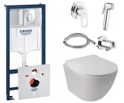 Унитаз с инсталляцией 5 в 1 QTAP JAY 38721001QT07335176W111042