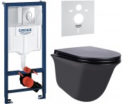 Унітаз з установкою 5 в 1 QTAP VIRGO 38721001QT1833051ERMB