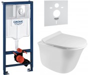 Унитаз с инсталляцией 5 в 1 QTAP VIRGO 38721001QT1833051ERW