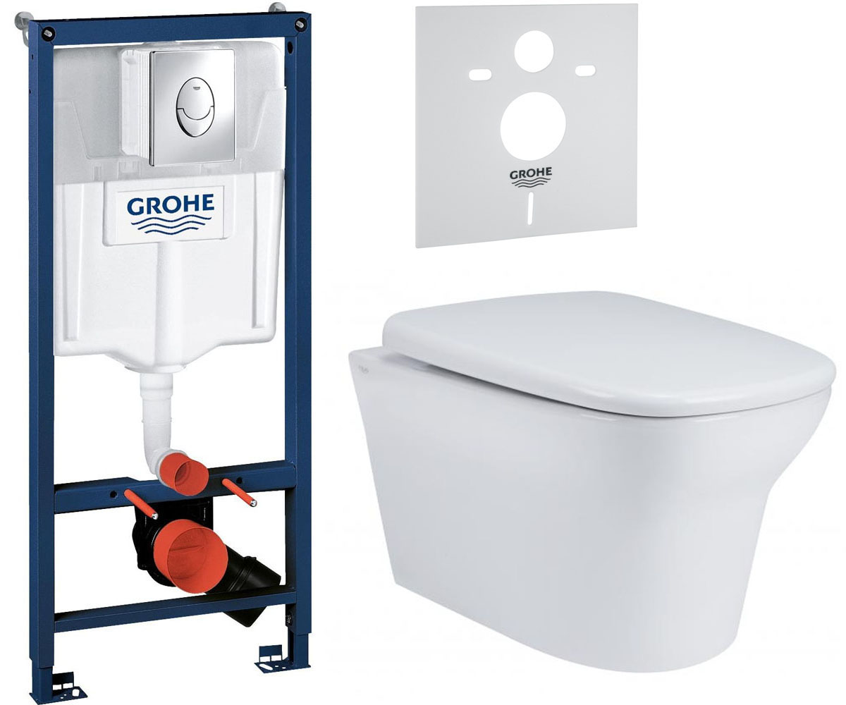 Унітаз з установкою 5 в 1 QTAP GEMINI 38721001QT25332614EW 38721001QT25332614EW