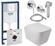 Унитаз с инсталляцией 5 в 1 QTAP CROW 38722001QT05335170W111048