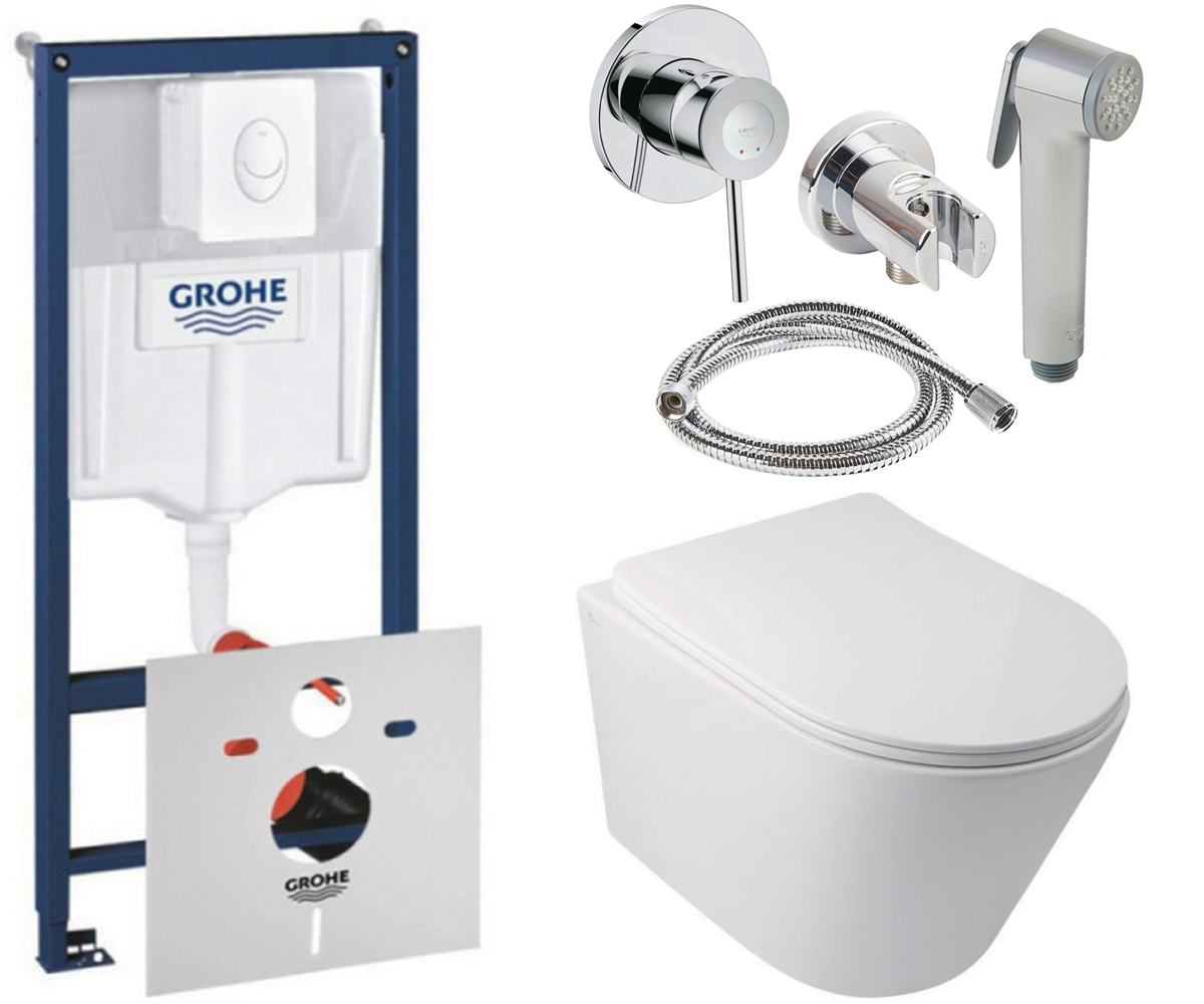 Унітаз 5-в-1 QTAP ЛЕБЕДЬ 38722001QT16335178W111048 QTAP SWAN 38722001QT16335178W111048 38722001QT16335178W111048