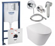 Унітаз 5-в-1 QTAP ЛЕБЕДЬ 38772001QT16335178W111048 QTAP SWAN 38772001QT16335178W111048
