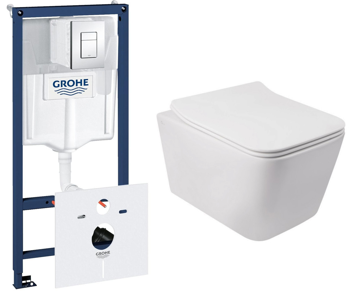 Унітаз QTAP ВОРОНА 3-в-1 38827000QT05335170W QTAP CROW 38827000QT05335170W 38827000QT05335170W