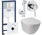 QTAP СОЙКА 38827000QT07335176W2904800S Унітаз 5-в-1 QTAP JAY 38827000QT07335176W2904800S