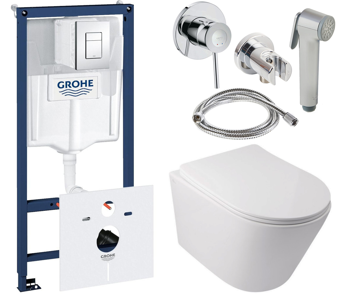 Унітаз 5-в-1 QTAP ЛЕБЕДЬ 38827000QT16335178W111048 QTAP SWAN 38827000QT16335178W111048 38827000QT16335178W111048