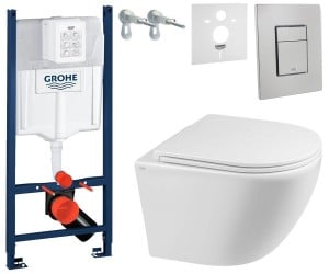 Унитаз с инсталляцией 6 в 1 QTAP ROBIN 3884000GQT1333046ERW