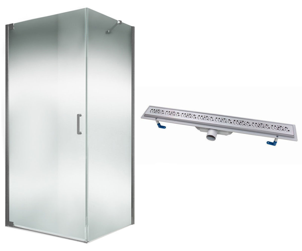 Кабіна з трапом 90х90 см Q-TAP ВОДОЛІЙ AQUACRM1099SC6 QTDRYFC304800 QTAP ВОДОЛІЙ AQUACRM1099SC6+QTDRYFC304800 AQUACRM1099SC6+QTDRYFC304800