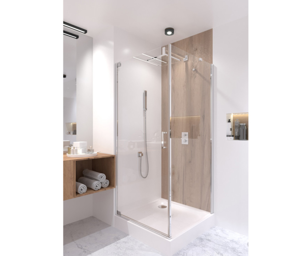 Кабинка с поддоном 90х90 см  AQUARIUS AQUACRM1099SC6UNIS309915:Фото 2