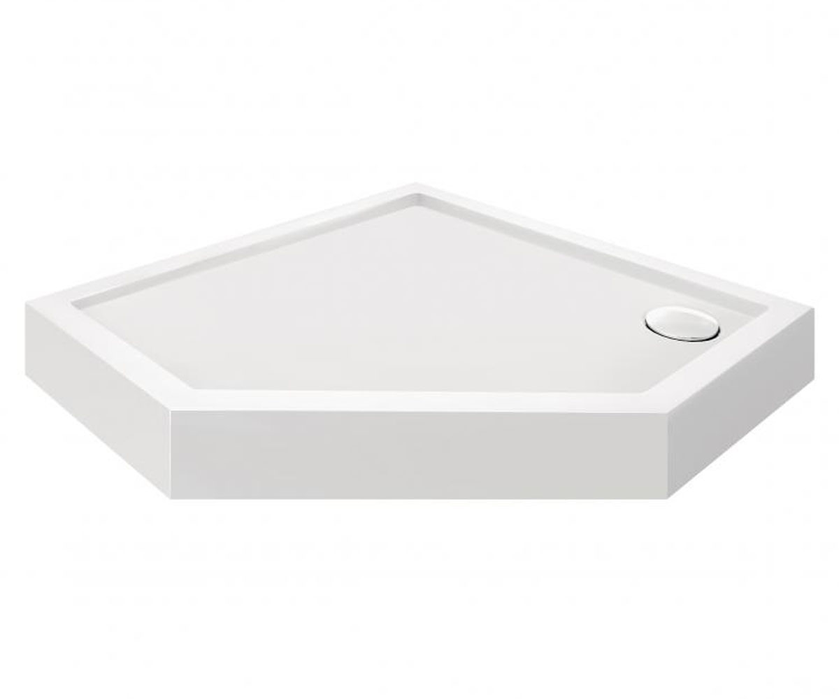 Кутовий піддон 90х90 см QTAP DIAMOND DIAMOND309912 DIAMOND309912