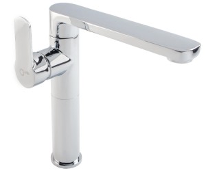 Одинважільний змішувач для кухні QTAP ECO ECO-007 CRM