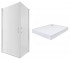 Каюта з піддоном 100х80 см QTAP GEMINI GEMCRM1018RC6SET GEMCRM1018RC6SET