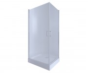Кабінка з піддоном 100х80 см QTAP GEMINI GEMCRM1018RC6UNIR301815