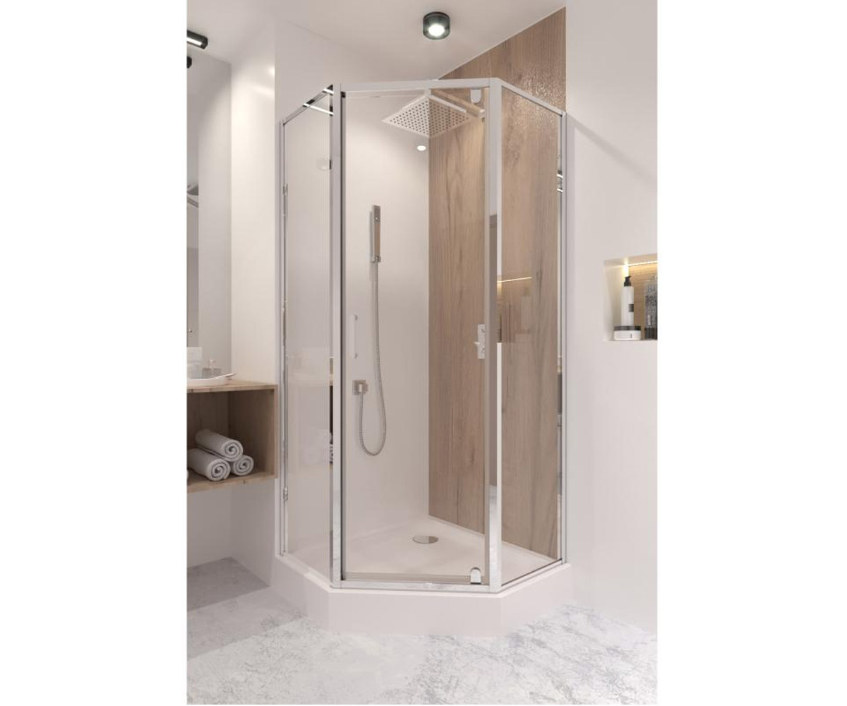 Кабина пятиугольная 90х90 см  LEO LEOCRM10995AC6:Фото 6