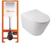 Унітаз 4-в-1 QTAP ЛЕБЕДЬ M425M11CRMQT16335178W QTAP SWAN M425M11CRMQT16335178W