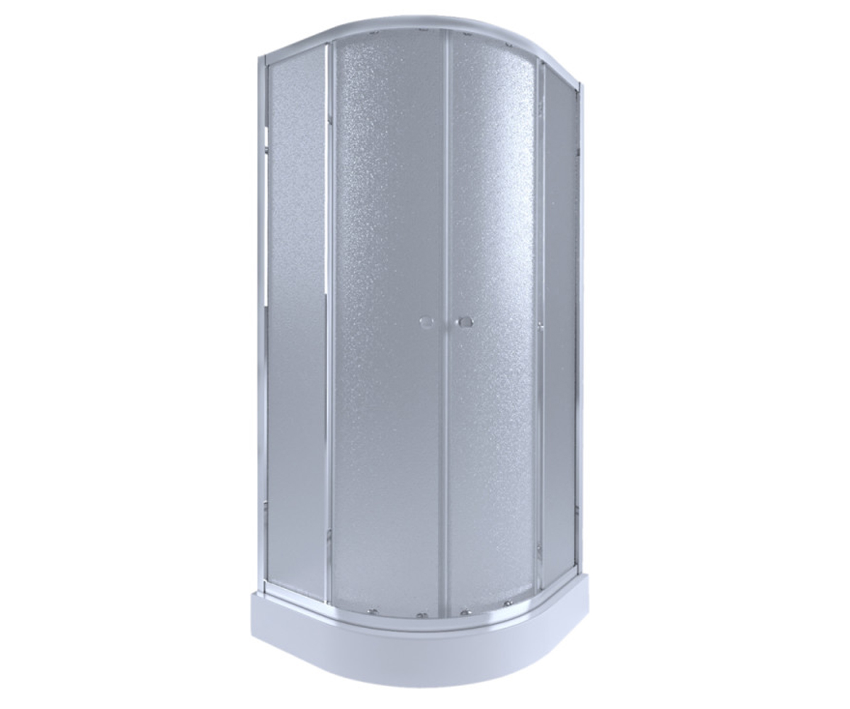 Кутова кабіна з піддоном 80х80 см Q-TAP PRECRM1088AP5UNIA308815 QTAP PRESTO PRECRM1088AP5UNIA308815 PRECRM1088AP5UNIA308815
