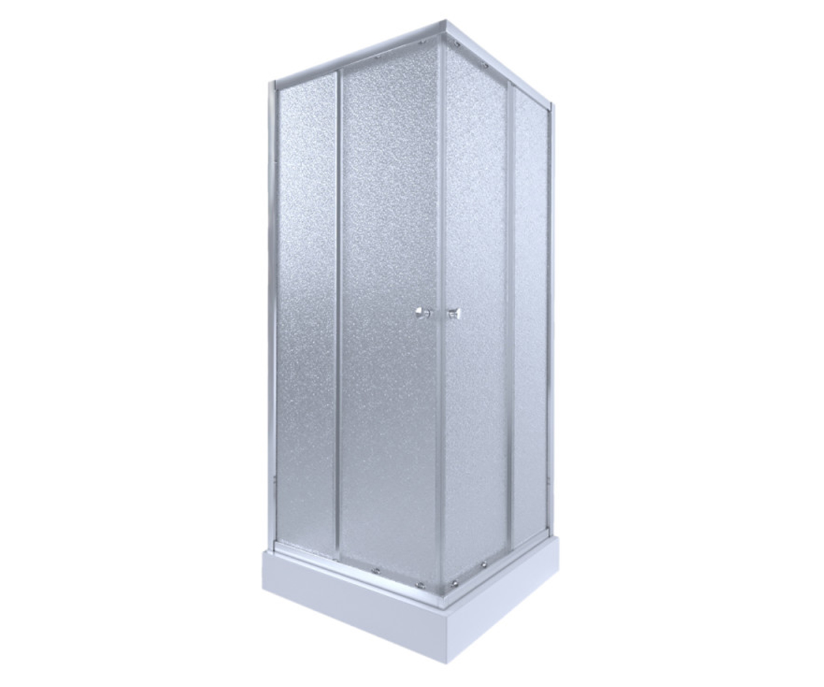 Квадратна кабіна с поддоном 80х80 см QTAP PRESTO PRECRM1088SP5UNIS308815 PRECRM1088SP5UNIS308815