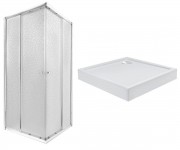 Кабіна з піддоном 90х90 см QTAP PRESTO PRECRM1099SP5SET