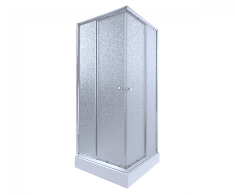 Квадратна кабіна с поддоном 90х90 см QTAP PRESTO PRECRM1099SP5UNIS309915 PRECRM1099SP5UNIS309915