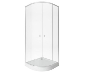 Кутова кабінка 80х80 см QTAP PRESTO NEW PRENEWCRM1088AC5SET