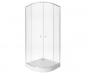 Кутова кабінка 90х90 см QTAP PRESTO NEW PRENEWCRM1099AC5SET