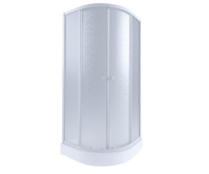 Кутова кабіна з піддоном 90х90 см Q-TAP PRESTO PREWHI1099AP5UNIA309915 QTAP PRESTO PREWHI1099AP5UNIA309915
