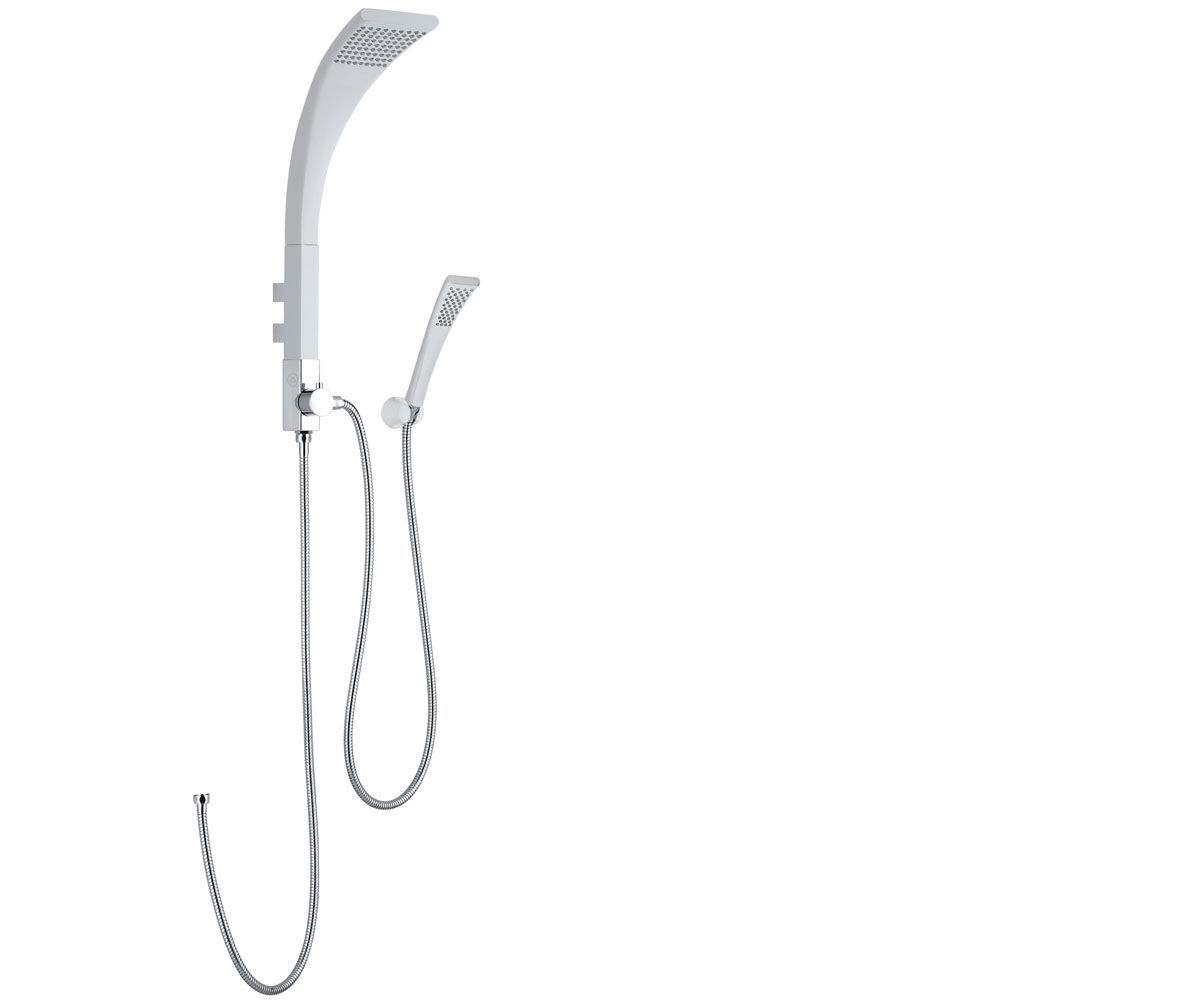 Гарнітур з верхнім душем QTAP  QT-1106 WHI QT-1106 WHI