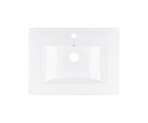 Раковина Qtap Albatross 600х460х180 White без донного клапану QT01113060CW1 QTAP  QT01113060CW1